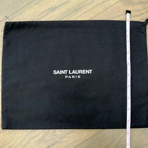 9.5 x 13 15 x 13 inch draw string YSL  Saint Laurent purse duster bag travel